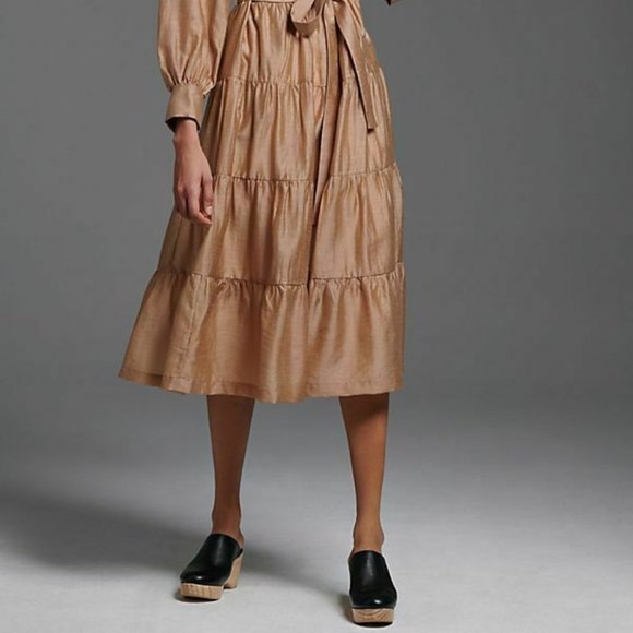 Anthropologie AGOSTA TIERED MAXI DRESS - Picture 5 of 7